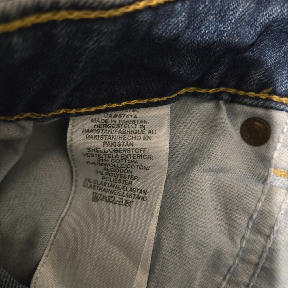 True Religion Joey Low Rise Cutoff Jean Shorts Dark Blue 32 - Picture 4 of 4